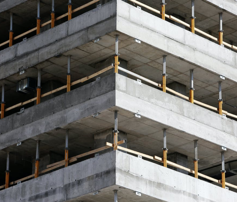 A new building currently being constructed